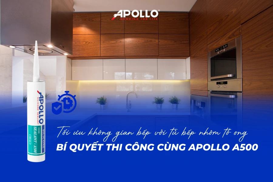 Tối ưu không gian bếp với tủ bếp nhôm tổ ong cùng Apollo A500